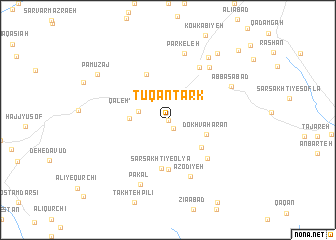 map of Ţūqān Tark