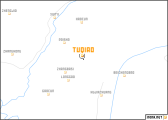 map of Tuqiao