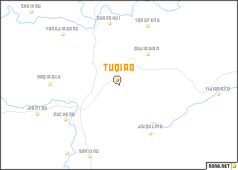 map of Tuqiao