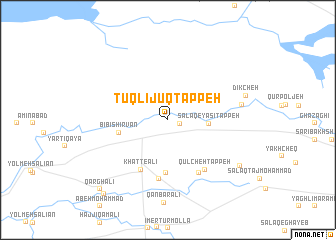 map of Tūqlī Jūq Tappeh