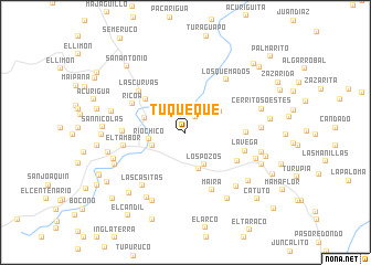 map of Tuqueque