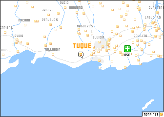 map of Tuque