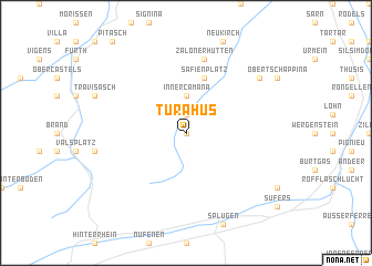 map of Turahus