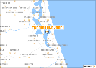 map of Turaineelavanai