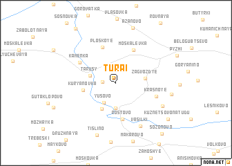 map of Turai