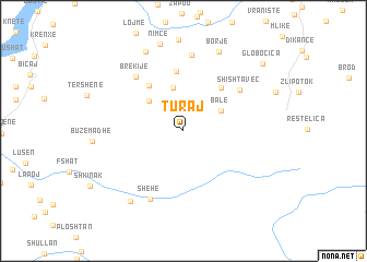 map of Turaj