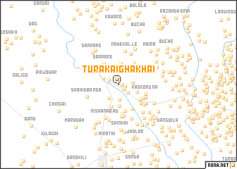 map of Turākai Ghākhai