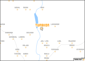 map of Turakon