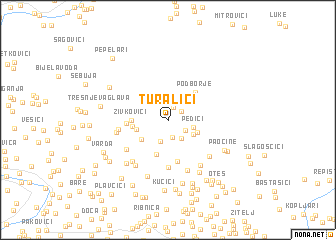 map of Turalići