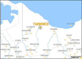 map of Turamaco