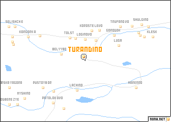 map of Turandino