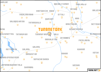 map of Tūrān-e Tork