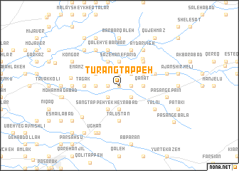 map of Tūrang Tappeh