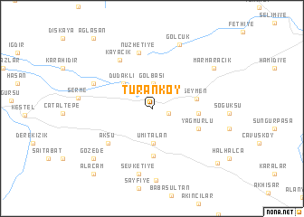 map of Turanköy