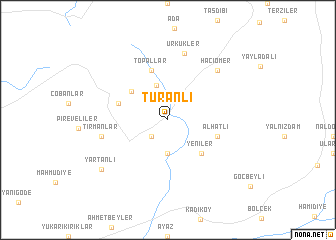 map of Turanlı