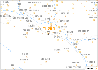 map of Turan