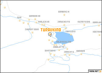 map of Turavkino