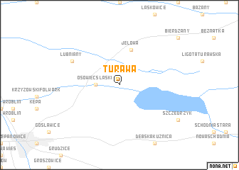 map of Turawa