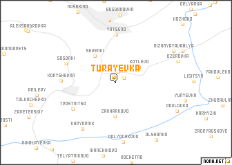 map of Turayevka