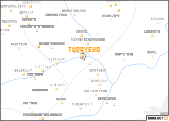 map of Turayevo