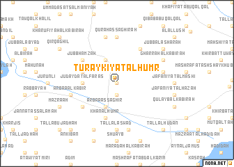 map of Turaykīyat al Ḩumr