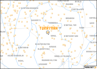 map of Ţuraynah