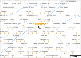 map of Ţurayz