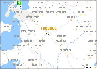 map of Turbaco