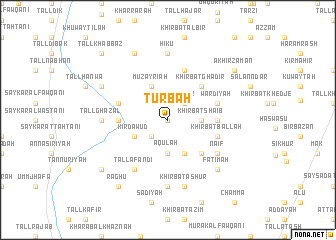 map of Turbah