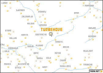 map of Turbehovë