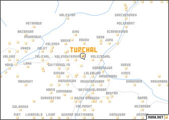 map of Tūrchāl