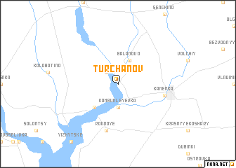 map of Turchanov