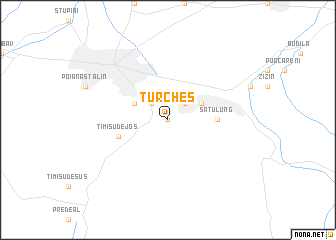 map of Turcheş