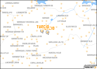 map of Turcio