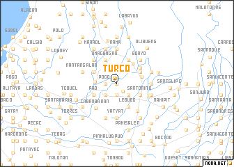 map of Turco