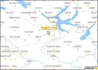 map of Turczyn