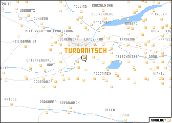 map of Turdanitsch