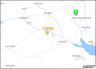 map of Turda
