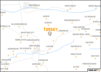 map of Turdey