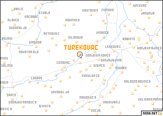 map of Turekovac