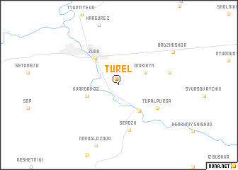 map of Turel