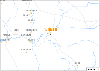 map of Tureta