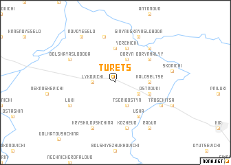 map of Turets