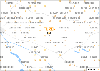 map of Turew