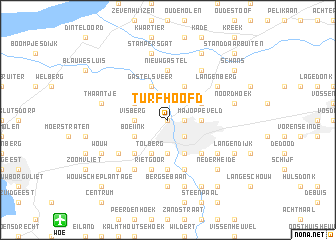 map of Turfhoofd