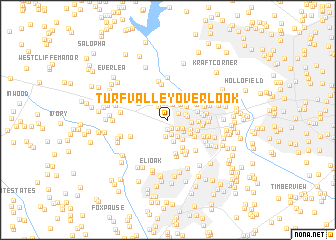 map of Turf Valley Overlook