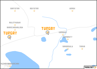 map of Turgay