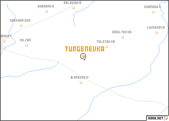 map of Turgenevka