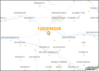 map of Turgenevka