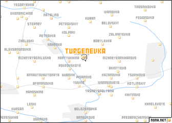 map of Turgenevka